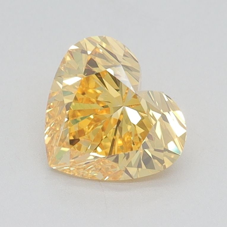 Loose Diamond - HEART 1.04ct Fancy Vivid Yellow VS1: Loose Diamond - HEART 1.04ct Fancy Vivid Yellow VS1 Source: This is a real non-mined Diamond that has been grown in a lab Shape: HEART Carats: 1.04 Color: Fancy Vivid Yellow Certification: IGI Video: