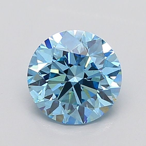 Loose Diamond - ROUND 1.55ct Fancy Vivid Blue VS2: Loose Diamond - ROUND 1.55ct Fancy Vivid Blue VS2 Source: This is a real non-mined Diamond that has been grown in a lab Shape: ROUND Carats: 1.55 Color: Fancy Vivid Blue Certification: IGI The Diamond
