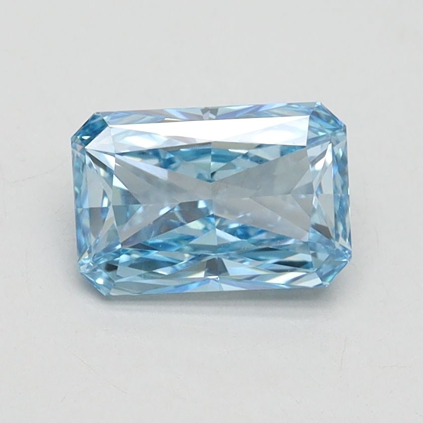 Loose Diamond - RADIANT 1.06ct Fancy Vivid Blue VS1: Loose Diamond - RADIANT 1.06ct Fancy Vivid Blue VS1 Source: This is a real non-mined Diamond that has been grown in a lab Shape: RADIANT Carats: 1.06 Color: Fancy Vivid Blue Certification: IGI Video: