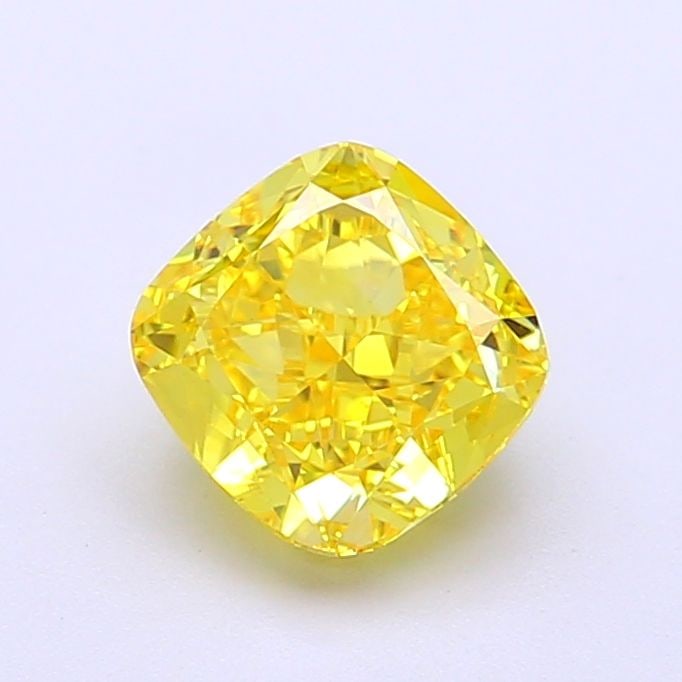 Loose Diamond - CUSHION MODIFIED 1.51ct Fancy Vivid Yellow VS1 (1 of 1)
