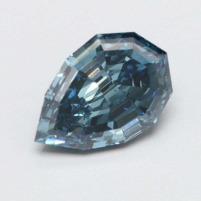 Loose Diamond - PEAR 0.52ct Fancy Vivid Blue VS2: Loose Diamond - PEAR 0.52ct Fancy Vivid Blue VS2 Source: This is a real non-mined Diamond that has been grown in a lab Shape: PEAR Carats: 0.52 Color: Fancy Vivid Blue Certification: NONE Video: