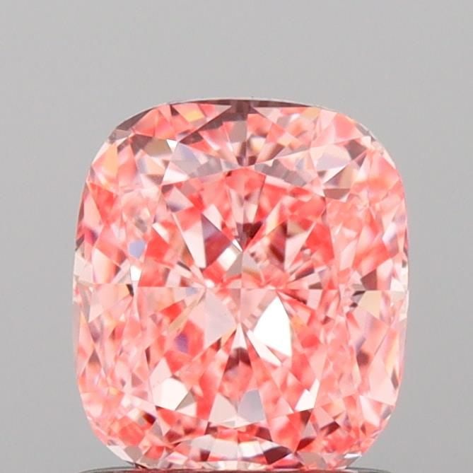 Loose Diamond - CUSHION MODIFIED 1.04ct Fancy Vivid Pink VS1: Loose Diamond - CUSHION MODIFIED 1.04ct Fancy Vivid Pink VS1 Source: This is a real non-mined Diamond that has been grown in a lab Shape: CUSHION MODIFIED Carats: 1.04 Color: Fancy Vivid Pink Certific