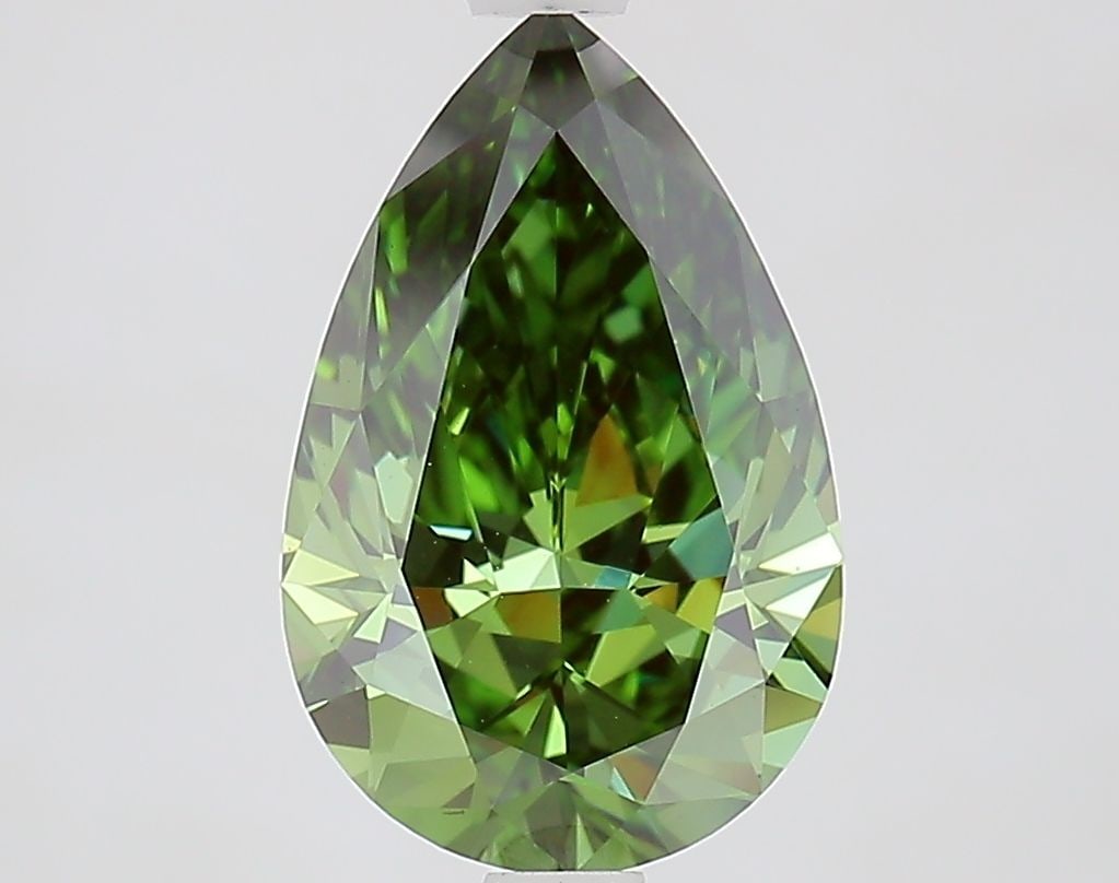Loose Diamond - PEAR 2.57ct Fancy Vivid Green VVS1 (1 of 1)