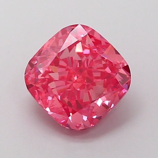 Loose Diamond - CUSHION MODIFIED 2.01ct Fancy Vivid Pink VS1: Loose Diamond - CUSHION MODIFIED 2.01ct Fancy Vivid Pink VS1 Source: This is a real non-mined Diamond that has been grown in a lab Shape: CUSHION MODIFIED Carats: 2.01 Color: Fancy Vivid Pink Certific