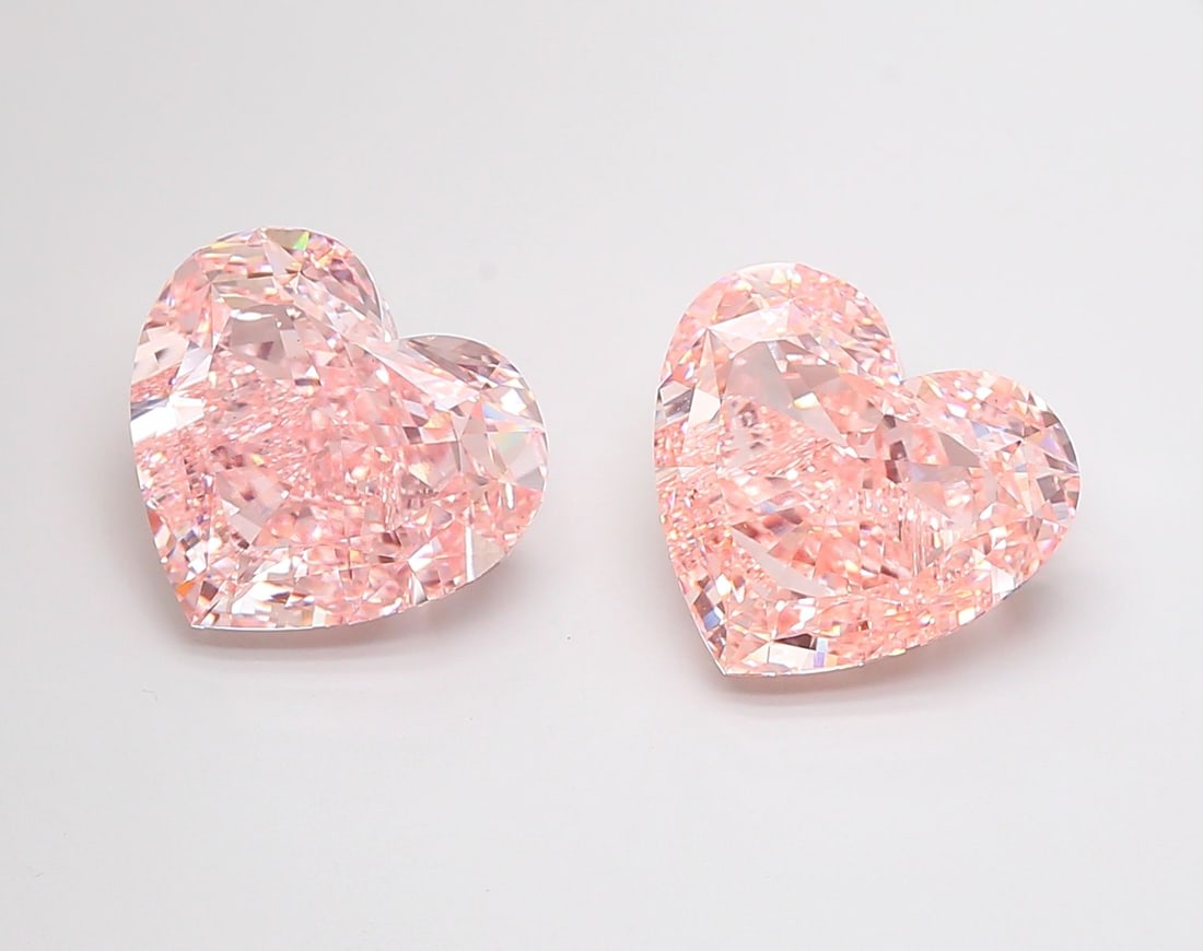 Loose Diamond - HEART 13.06ct Fancy Intense Pink VVS2 (1 of 1)