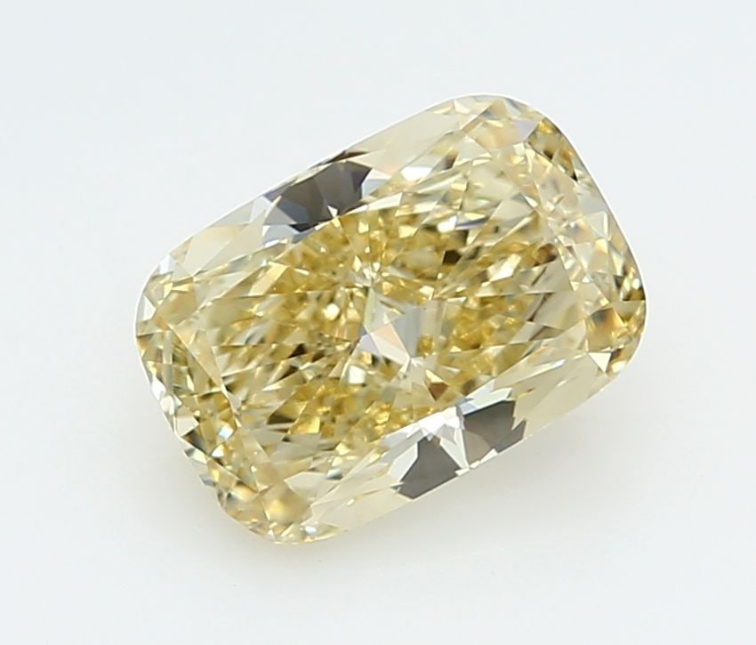 Loose Diamond - CUSHION MODIFIED 3.01ct Fancy Yellow VS1: Loose Diamond - CUSHION MODIFIED 3.01ct Fancy Yellow VS1 Source: This is a real non-mined Diamond that has been grown in a lab Shape: CUSHION MODIFIED Carats: 3.01 Color: Fancy Yellow Certification: I