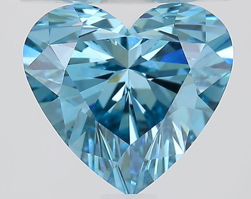 Loose Diamond - HEART 1.3ct Fancy Vivid Blue VVS2: Loose Diamond - HEART 1.3ct Fancy Vivid Blue VVS2 Source: This is a real non-mined Diamond that has been grown in a lab Shape: HEART Carats: 1.3 Color: Fancy Vivid Blue Certification: IGI Video: