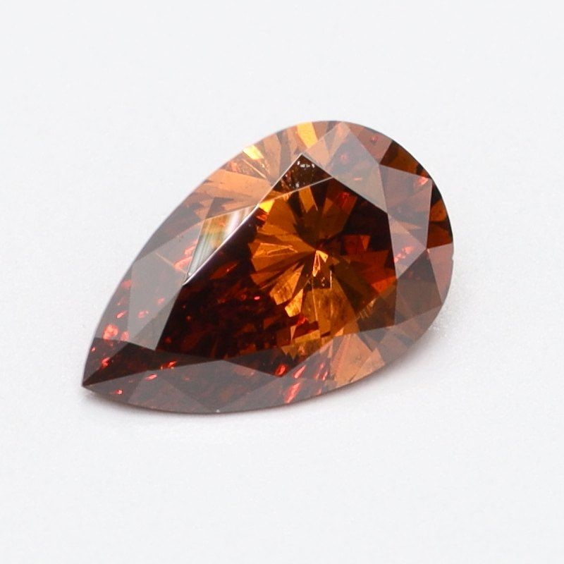 Loose Diamond - PEAR 0.31ct Fancy Red SI2: Loose Diamond - PEAR 0.31ct Fancy Red SI2 Source: This is a real non-mined Diamond that has been grown in a lab Shape: PEAR Carats: 0.31 Color: Fancy Red Certification: NONE Video: Video Link The