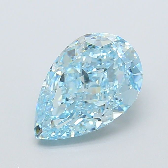 Loose Diamond - PEAR 2.08ct Fancy Vivid Blue VVS2: Loose Diamond - PEAR 2.08ct Fancy Vivid Blue VVS2 Source: This is a real non-mined Diamond that has been grown in a lab Shape: PEAR Carats: 2.08 Color: Fancy Vivid Blue Certification: IGI Video: