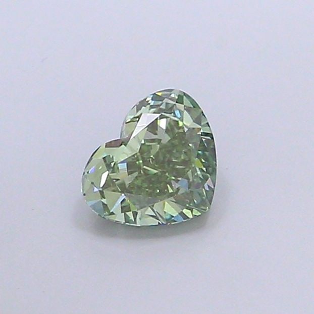 Loose Diamond - HEART 1.06ct Fancy Vivid Green VS1: Loose Diamond - HEART 1.06ct Fancy Vivid Green VS1 Source: This is a real non-mined Diamond that has been grown in a lab Shape: HEART Carats: 1.06 Color: Fancy Vivid Green Certification: IGI Video: