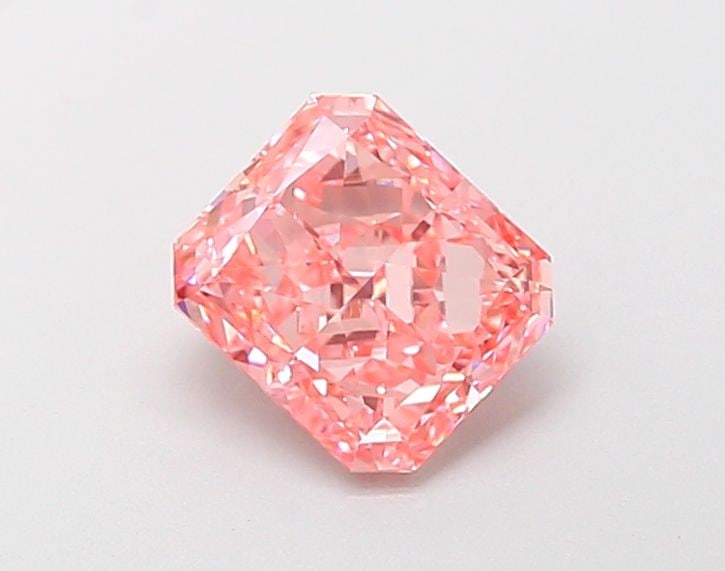 Loose Diamond - RADIANT 1.5ct Fancy Vivid Pink VS1: Loose Diamond - RADIANT 1.5ct Fancy Vivid Pink VS1 Source: This is a real non-mined Diamond that has been grown in a lab Shape: RADIANT Carats: 1.5 Color: Fancy Vivid Pink Certification: IGI Video: