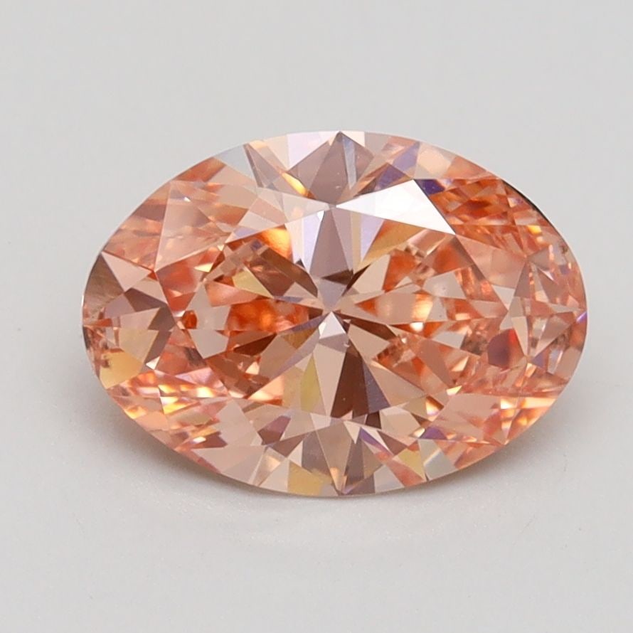 Loose Diamond - OVAL 1.7ct Fancy Vivid Pink VS2: Loose Diamond - OVAL 1.7ct Fancy Vivid Pink VS2 Source: This is a real non-mined Diamond that has been grown in a lab Shape: OVAL Carats: 1.7 Color: Fancy Vivid Pink Certification: IGI Video: