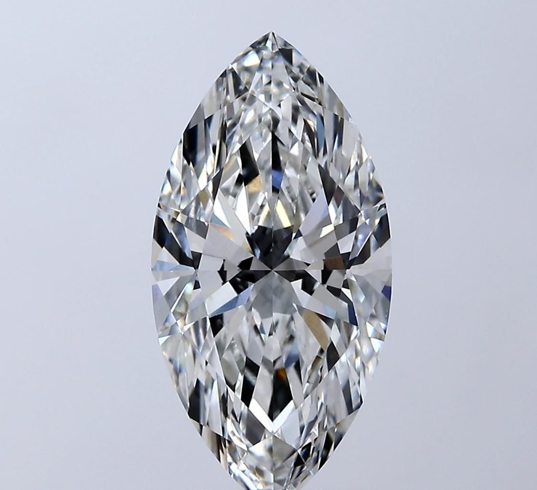 Loose Diamond - MARQUISE 3.08ct F VVS2: Loose Diamond - MARQUISE 3.08ct F VVS2 Source: This is a real non-mined Diamond that has been grown in a lab Shape: MARQUISE Carats: 3.08 Color: F Clarity: VVS2 Certification: IGI Video: