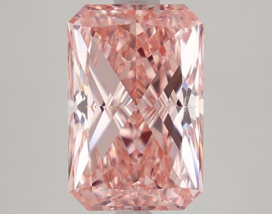 Loose Diamond - RADIANT 3.51ct Fancy Vivid Pink VS1: Loose Diamond - RADIANT 3.51ct Fancy Vivid Pink VS1 Source: This is a real non-mined Diamond that has been grown in a lab Shape: RADIANT Carats: 3.51 Color: Fancy Vivid Pink Certification: IGI Video: