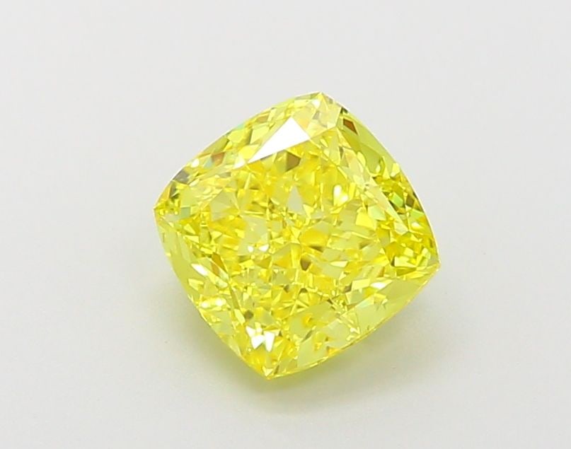 Loose Diamond - CUSHION MODIFIED 1.73ct Fancy Vivid Yellow VVS2 (1 of 1)