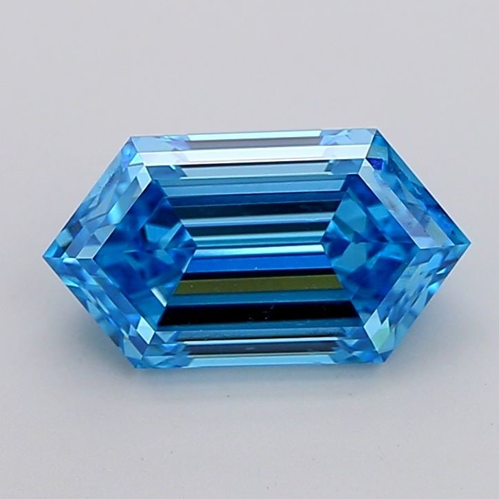 Loose Diamond - HEXAGONAL 3.23ct Fancy Vivid Blue VVS2 (1 of 1)