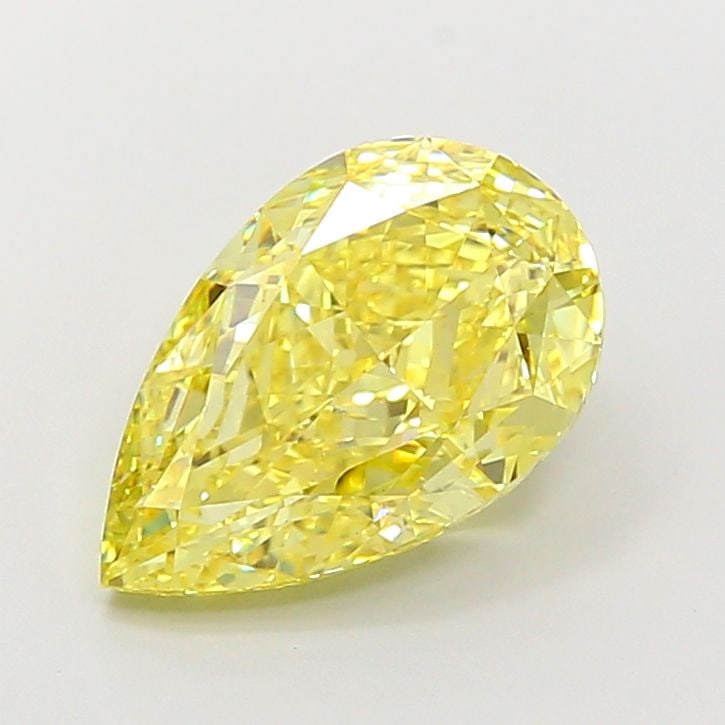 Loose Diamond - PEAR 5.08ct Fancy Intense Yellow VS1: Loose Diamond - PEAR 5.08ct Fancy Intense Yellow VS1 Source: This is a real non-mined Diamond that has been grown in a lab Shape: PEAR Carats: 5.08 Color: Fancy Intense Yellow Certification: IGI Video