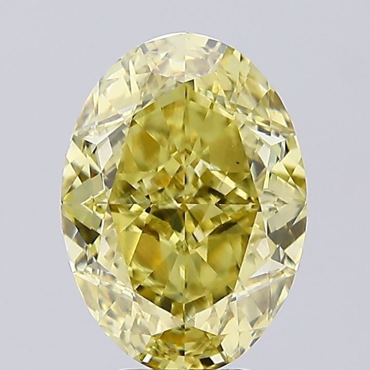 Loose Diamond - OVAL 6.67ct Fancy Vivid Yellow VVS2: Loose Diamond - OVAL 6.67ct Fancy Vivid Yellow VVS2 Source: This is a real non-mined Diamond that has been grown in a lab Shape: OVAL Carats: 6.67 Color: Fancy Vivid Yellow Certification: IGI Video: