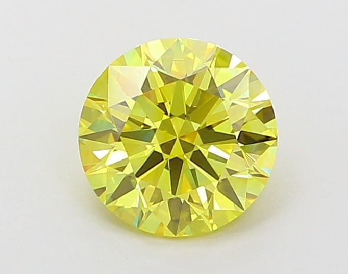 Ideal Loose Diamond - ROUND 1.26ct Fancy Vivid Yellow VVS2 (1 of 1)