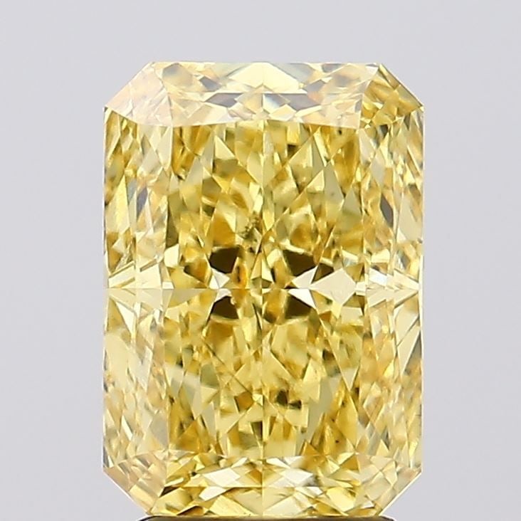 Loose Diamond - RADIANT 3.03ct Fancy Vivid Yellow VS2 (1 of 1)