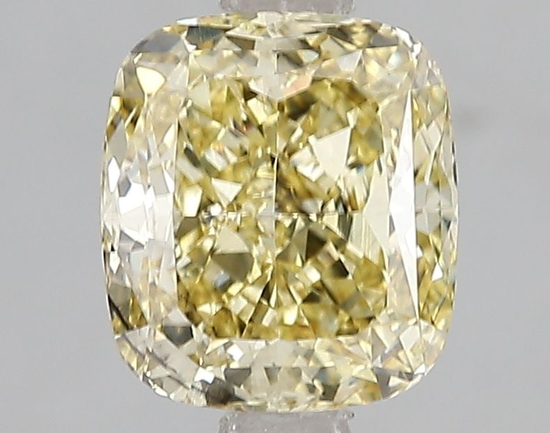 Loose Diamond - CUSHION MODIFIED 2.06ct Fancy Yellow SI2: Loose Diamond - CUSHION MODIFIED 2.06ct Fancy Yellow SI2 Source: This is a real non-mined Diamond that has been grown in a lab Shape: CUSHION MODIFIED Carats: 2.06 Color: Fancy Yellow Certification: I