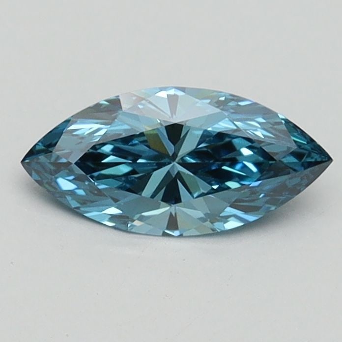 Loose Diamond - MARQUISE 0.49ct Fancy Vivid Blue VS1: Loose Diamond - MARQUISE 0.49ct Fancy Vivid Blue VS1 Source: This is a real non-mined Diamond that has been grown in a lab Shape: MARQUISE Carats: 0.49 Color: Fancy Vivid Blue Certification: IGI Video