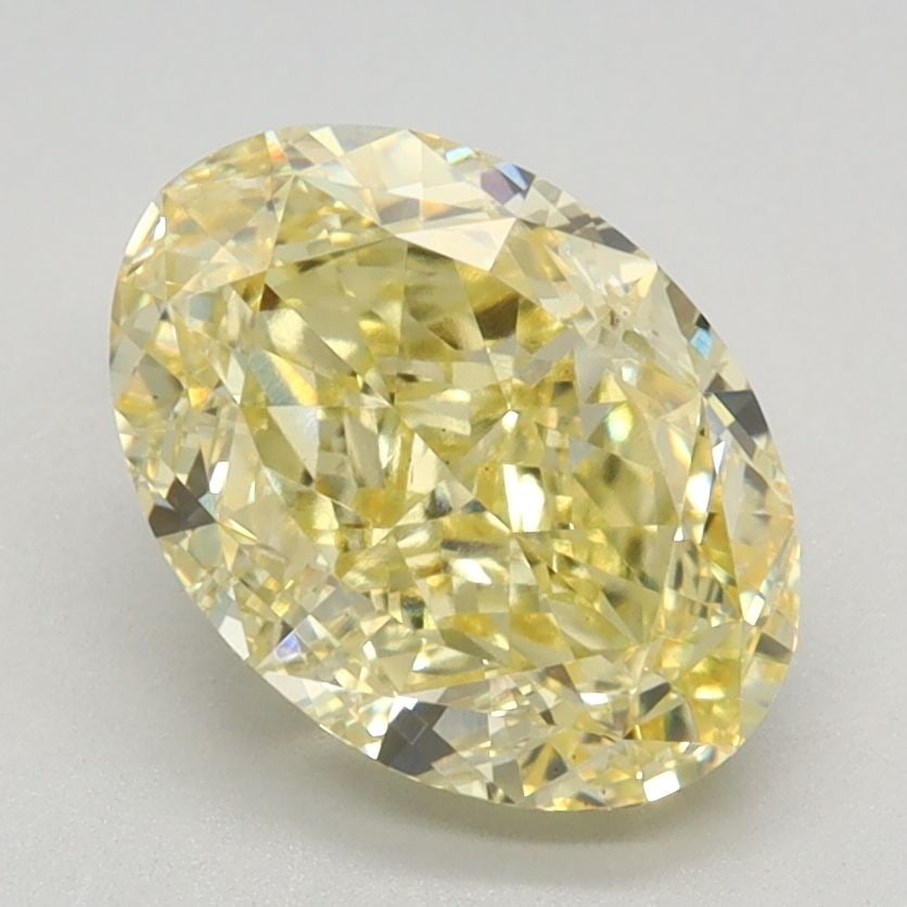 Loose Diamond - OVAL 2.29ct Fancy Intense Yellow VS1: Loose Diamond - OVAL 2.29ct Fancy Intense Yellow VS1 Source: This is a real non-mined Diamond that has been grown in a lab Shape: OVAL Carats: 2.29 Color: Fancy Intense Yellow Certification: IGI Video