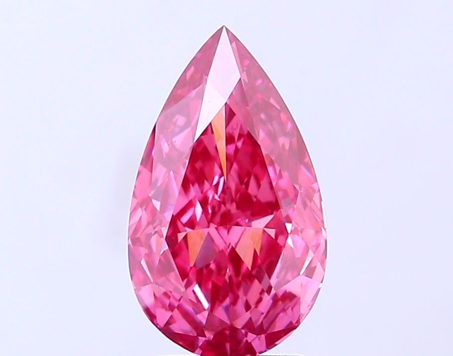 Loose Diamond - PEAR 2.52ct Fancy Vivid Red VS1 (1 of 1)