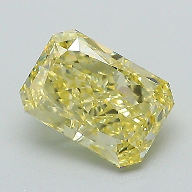 Loose Diamond - RADIANT 1.02ct Fancy Intense Yellow VS1: Loose Diamond - RADIANT 1.02ct Fancy Intense Yellow VS1 Source: This is a real non-mined Diamond that has been grown in a lab Shape: RADIANT Carats: 1.02 Color: Fancy Intense Yellow Certification: IGI