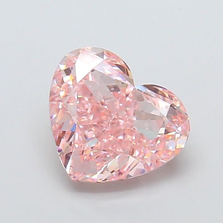 Loose Diamond - HEART 4.02ct Fancy Intense Pink VS1: Loose Diamond - HEART 4.02ct Fancy Intense Pink VS1 Source: This is a real non-mined Diamond that has been grown in a lab Shape: HEART Carats: 4.02 Color: Fancy Intense Pink Certification: IGI Video: