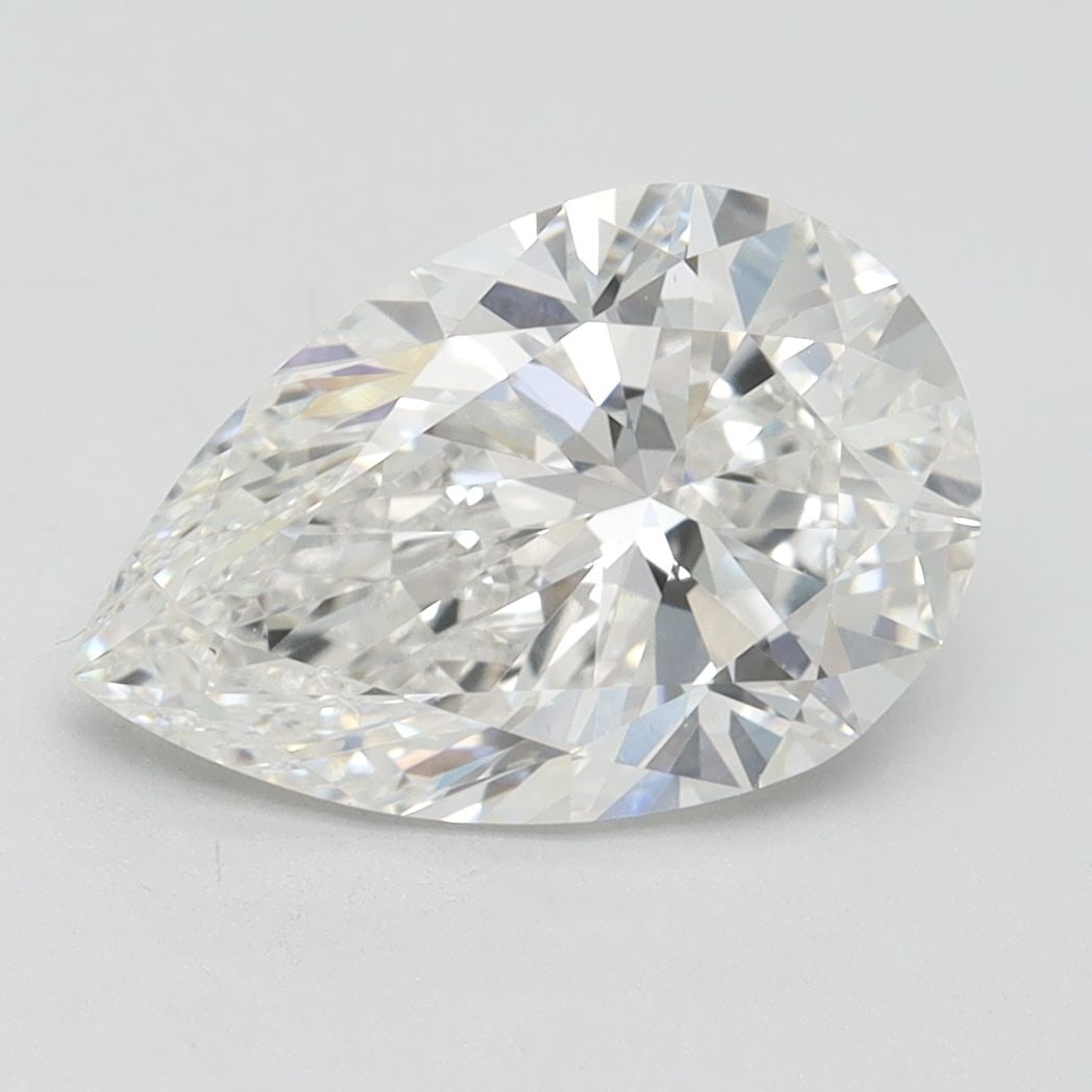 Loose Diamond - PEAR 3.0ct G VVS2: Loose Diamond - PEAR 3.0ct G VVS2 Source: This is a real non-mined Diamond that has been grown in a lab Shape: PEAR Carats: 3.0 Color: G Clarity: VVS2 Certification: IGI Video: