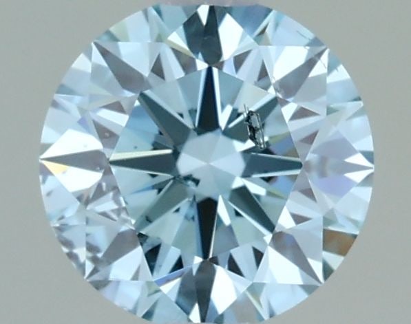 Loose Diamond - ROUND 0.94ct Fancy Intense Blueish Green SI2: Loose Diamond - ROUND 0.94ct Fancy Intense Blueish Green SI2 Source: This is a real non-mined Diamond that has been grown in a lab Shape: ROUND Carats: 0.94 Color: Fancy Intense Blueish Green Certific