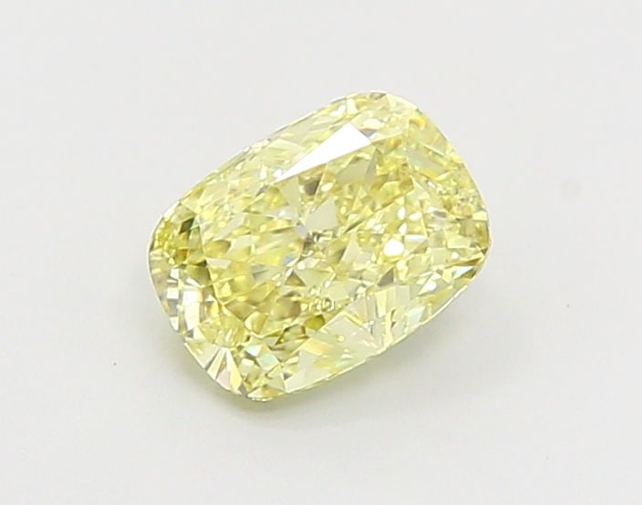 Loose Diamond - CUSHION MODIFIED 0.87ct Fancy Intense Yellow VVS2: Loose Diamond - CUSHION MODIFIED 0.87ct Fancy Intense Yellow VVS2 Source: This is a real non-mined Diamond that has been grown in a lab Shape: CUSHION MODIFIED Carats: 0.87 Color: Fancy Intense Yellow