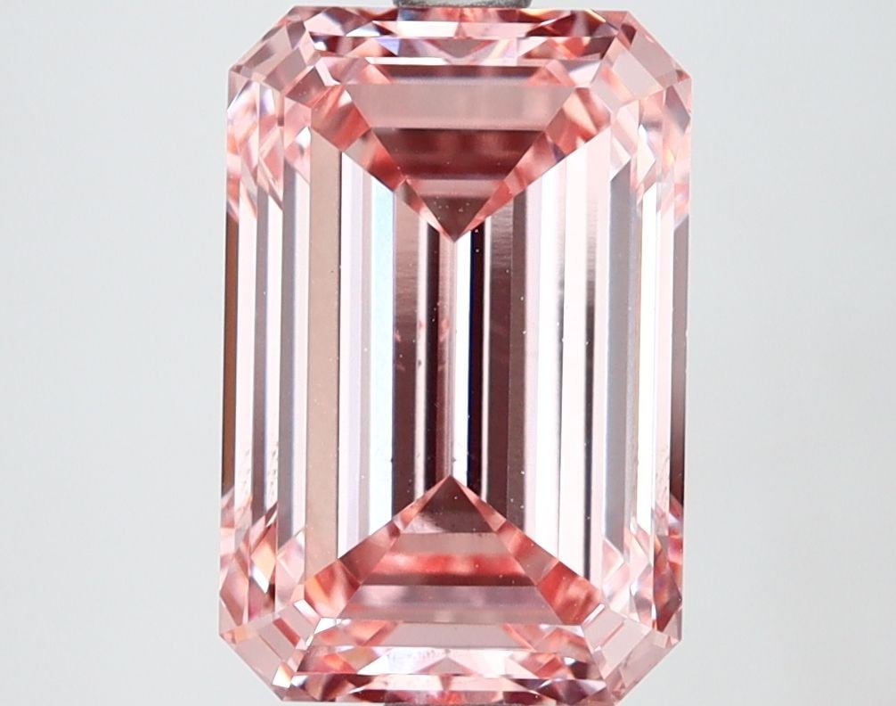 Loose Diamond - EMERALD 3.58ct Fancy Intense Pink SI1 (1 of 1)