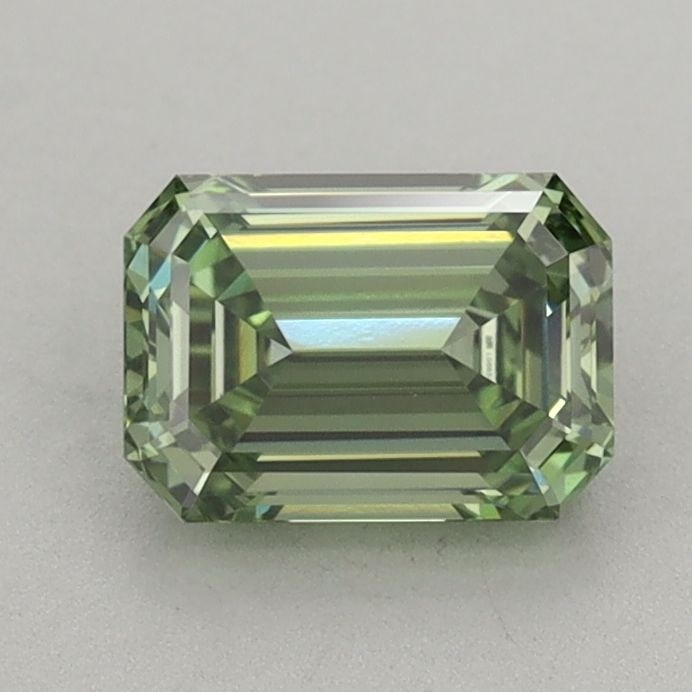 Loose Diamond - EMERALD 1.05ct Fancy Vivid Green VS1 (1 of 1)