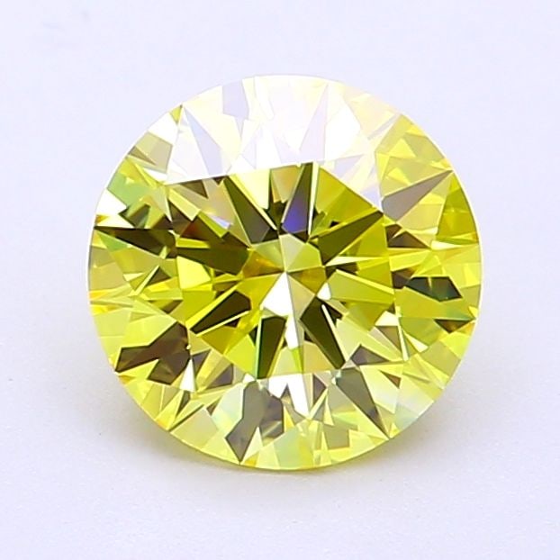 Ideal Loose Diamond - ROUND 1.56ct Fancy Vivid Yellow VVS1: Ideal Loose Diamond - ROUND 1.56ct Fancy Vivid Yellow VVS1 Source: This is a real non-mined Diamond that has been grown in a lab Shape: ROUND Carats: 1.56 Color: Fancy Vivid Yellow Certification: