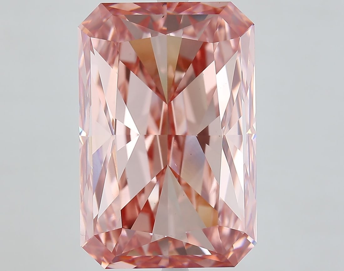 Loose Diamond - RADIANT 20.1ct Fancy Vivid Pink VS1: Loose Diamond - RADIANT 20.1ct Fancy Vivid Pink VS1 Source: This is a real non-mined Diamond that has been grown in a lab Shape: RADIANT Carats: 20.1 Color: Fancy Vivid Pink Certification: IGI Video: