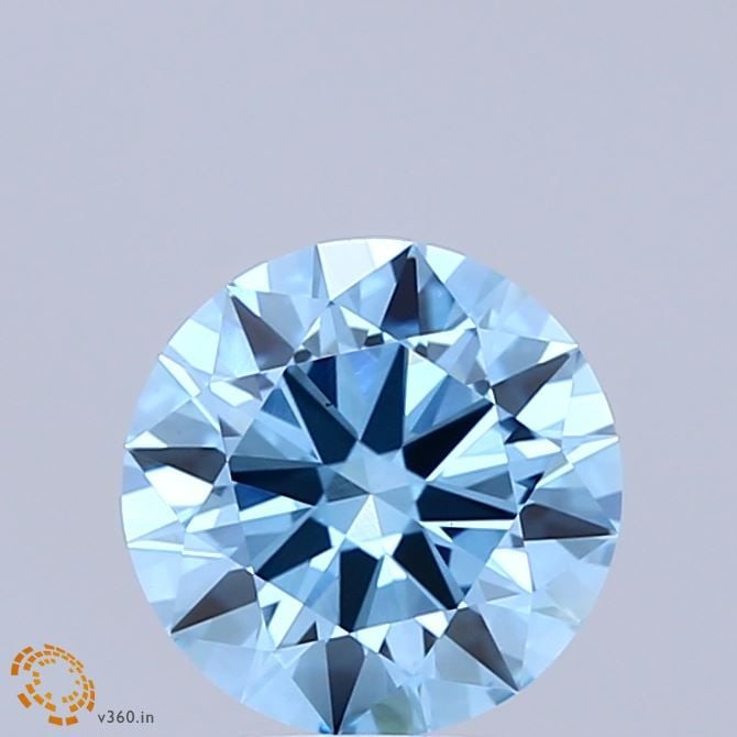 Loose Diamond - ROUND 1.44ct Fancy Vivid Blue VS1: Loose Diamond - ROUND 1.44ct Fancy Vivid Blue VS1 Source: This is a real non-mined Diamond that has been grown in a lab Shape: ROUND Carats: 1.44 Color: Fancy Vivid Blue Certification: IGI Video: