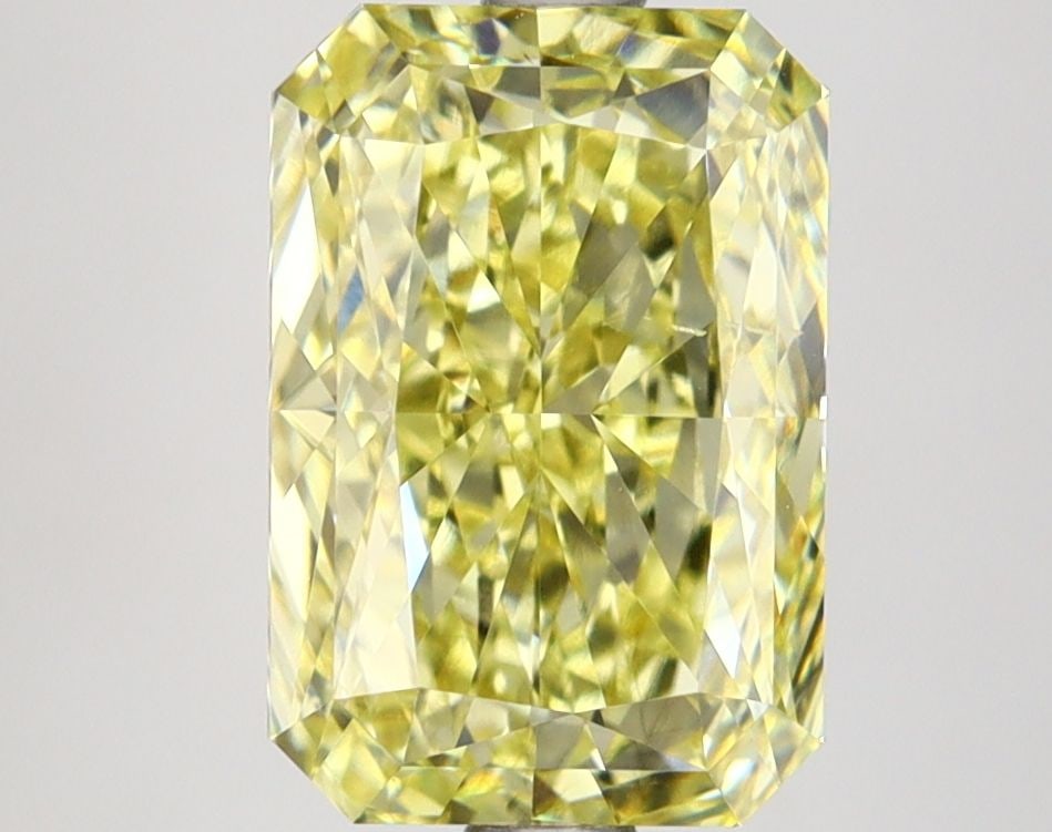 Loose Diamond - RADIANT 3.09ct Fancy Intense Yellow VS2: Loose Diamond - RADIANT 3.09ct Fancy Intense Yellow VS2 Source: This is a real non-mined Diamond that has been grown in a lab Shape: RADIANT Carats: 3.09 Color: Fancy Intense Yellow Certification: IGI