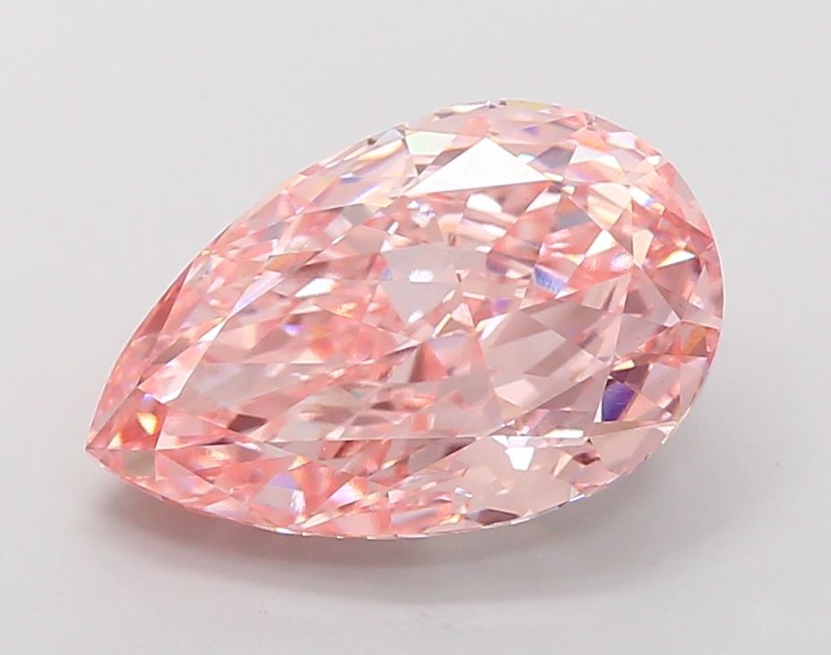 Loose Diamond - PEAR 8.05ct Fancy Intense Pink VS1: Loose Diamond - PEAR 8.05ct Fancy Intense Pink VS1 Source: This is a real non-mined Diamond that has been grown in a lab Shape: PEAR Carats: 8.05 Color: Fancy Intense Pink Certification: IGI Video:
