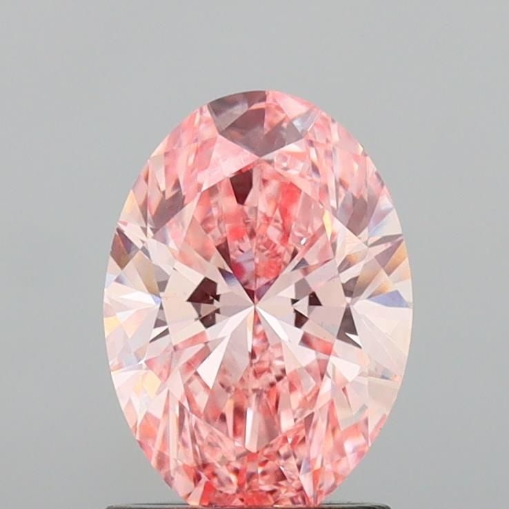 Loose Diamond - OVAL 1.49ct Fancy Vivid Pink VS1: Loose Diamond - OVAL 1.49ct Fancy Vivid Pink VS1 Source: This is a real non-mined Diamond that has been grown in a lab Shape: OVAL Carats: 1.49 Color: Fancy Vivid Pink Certification: IGI Video: