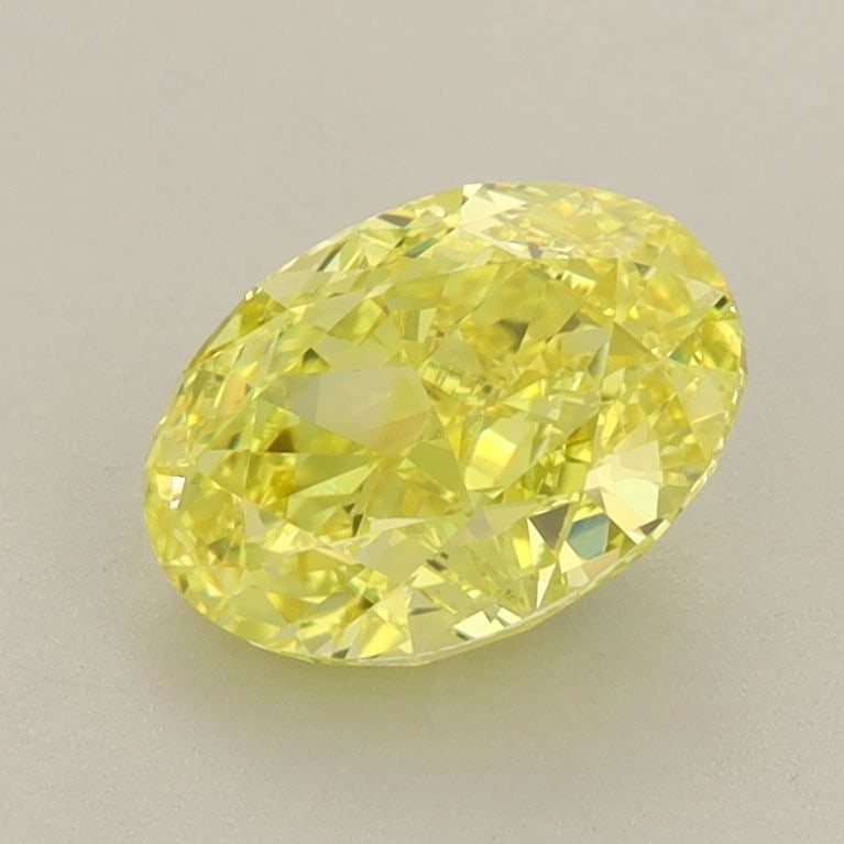Loose Diamond - OVAL 1.54ct Fancy Vivid Yellow VS1: Loose Diamond - OVAL 1.54ct Fancy Vivid Yellow VS1 Source: This is a real non-mined Diamond that has been grown in a lab Shape: OVAL Carats: 1.54 Color: Fancy Vivid Yellow Certification: IGI Video: