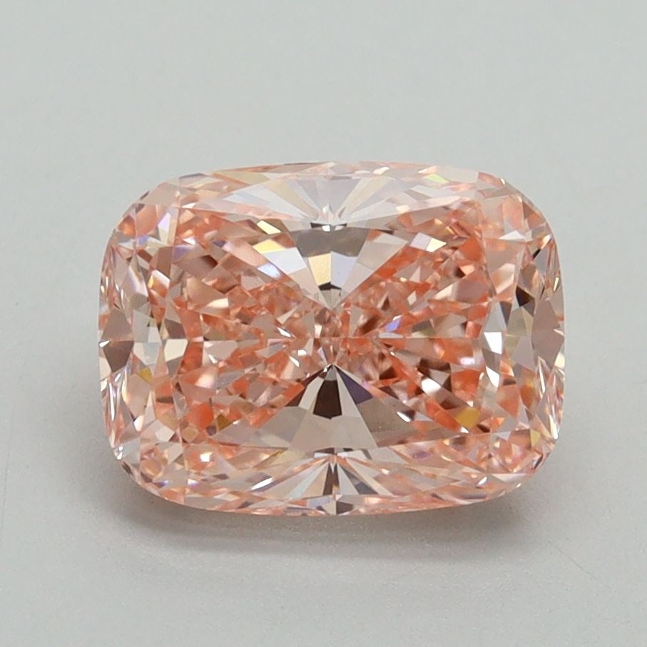 Loose Diamond - CUSHION MODIFIED 2.17ct Fancy Vivid Pink VVS2: Loose Diamond - CUSHION MODIFIED 2.17ct Fancy Vivid Pink VVS2 Source: This is a real non-mined Diamond that has been grown in a lab Shape: CUSHION MODIFIED Carats: 2.17 Color: Fancy Vivid Pink Certifi
