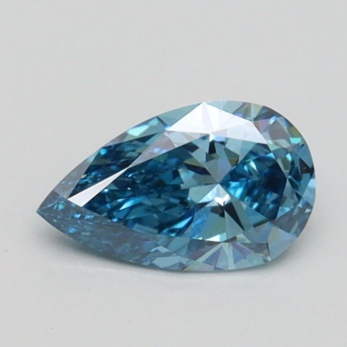 Loose Diamond - PEAR 0.54ct Fancy Vivid Blue VS2: Loose Diamond - PEAR 0.54ct Fancy Vivid Blue VS2 Source: This is a real non-mined Diamond that has been grown in a lab Shape: PEAR Carats: 0.54 Color: Fancy Vivid Blue Certification: IGI Video: