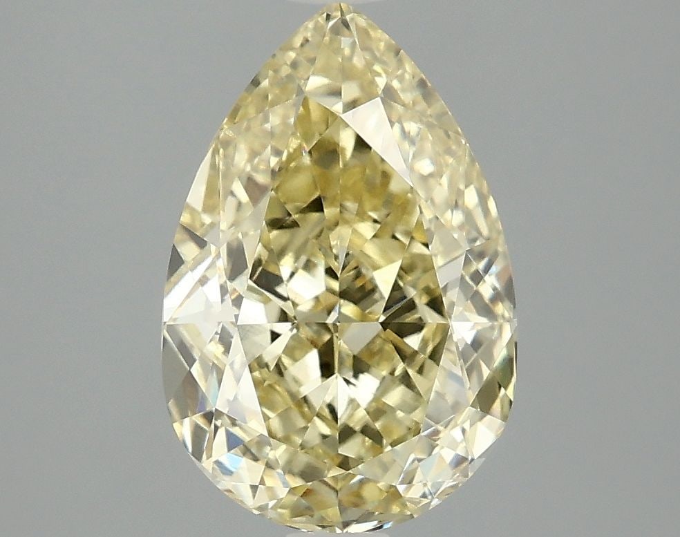 Loose Diamond - PEAR 3.07ct Fancy Intense Yellow VVS2 (1 of 1)