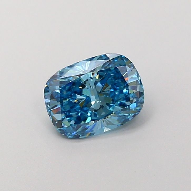 Loose Diamond - CUSHION MODIFIED 1.05ct Fancy Vivid Blue VS1: Loose Diamond - CUSHION MODIFIED 1.05ct Fancy Vivid Blue VS1 Source: This is a real non-mined Diamond that has been grown in a lab Shape: CUSHION MODIFIED Carats: 1.05 Color: Fancy Vivid Blue Certific