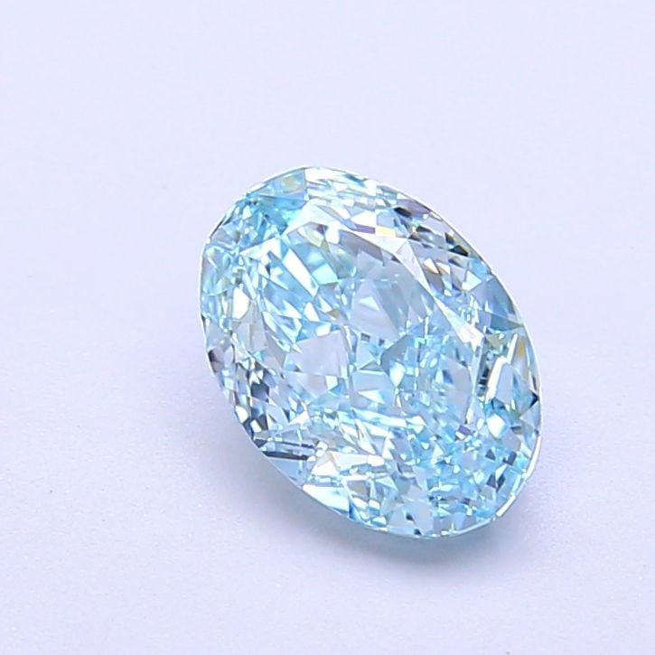 Loose Diamond - OVAL 1.19ct Fancy Vivid Blue VVS2: Loose Diamond - OVAL 1.19ct Fancy Vivid Blue VVS2 Source: This is a real non-mined Diamond that has been grown in a lab Shape: OVAL Carats: 1.19 Color: Fancy Vivid Blue Certification: IGI Video: