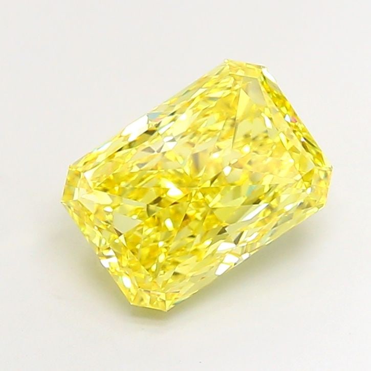 Loose Diamond - RADIANT 5.5ct Fancy Vivid Yellow VS2: Loose Diamond - RADIANT 5.5ct Fancy Vivid Yellow VS2 Source: This is a real non-mined Diamond that has been grown in a lab Shape: RADIANT Carats: 5.5 Color: Fancy Vivid Yellow Certification: IGI Video