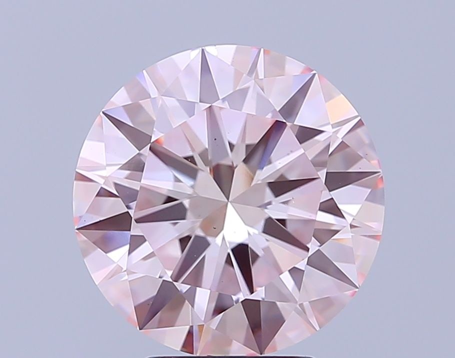 Loose Diamond - ROUND 0.26ct Fancy Vivid Pink VVS2: Loose Diamond - ROUND 0.26ct Fancy Vivid Pink VVS2 Source: This is a real non-mined Diamond that has been grown in a lab Shape: ROUND Carats: 0.26 Color: Fancy Vivid Pink Certification: NONE Video: