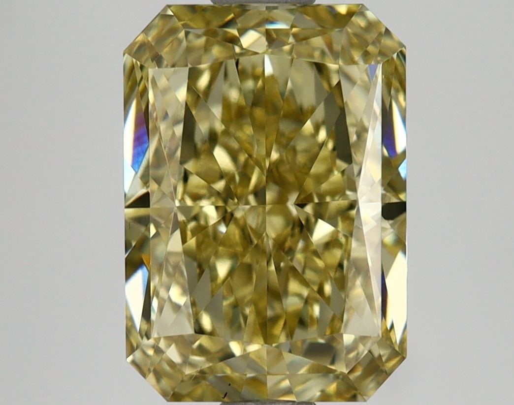 Loose Diamond - RADIANT 2.56ct Fancy Intense Yellow VS1: Loose Diamond - RADIANT 2.56ct Fancy Intense Yellow VS1 Source: This is a real non-mined Diamond that has been grown in a lab Shape: RADIANT Carats: 2.56 Color: Fancy Intense Yellow Certification: IGI